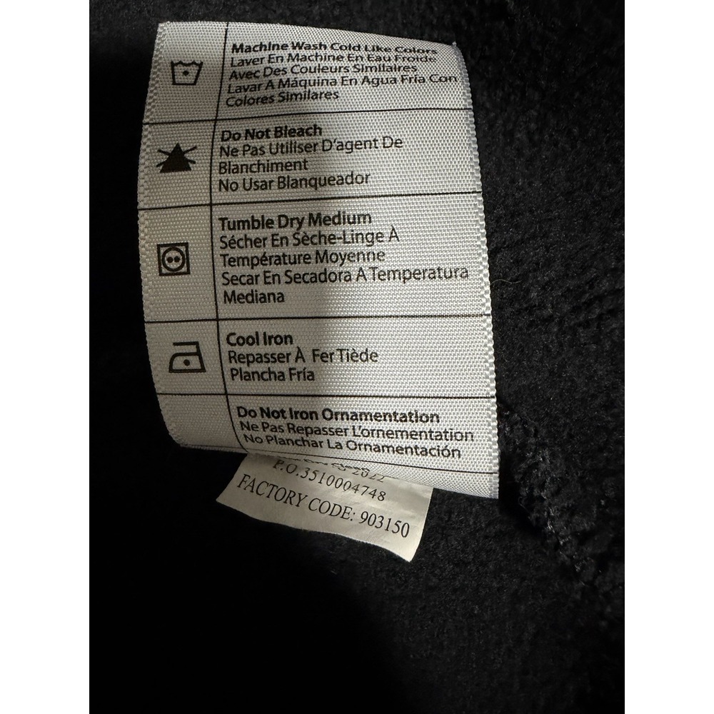 Carhartt Clarksburg Hoodie Black Women's Size Medium - Picture 11 of 11